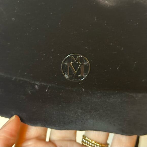 Maison Michel Paris New Billy Black Velvet Beret size M 58 cm Designer Hat main image 10